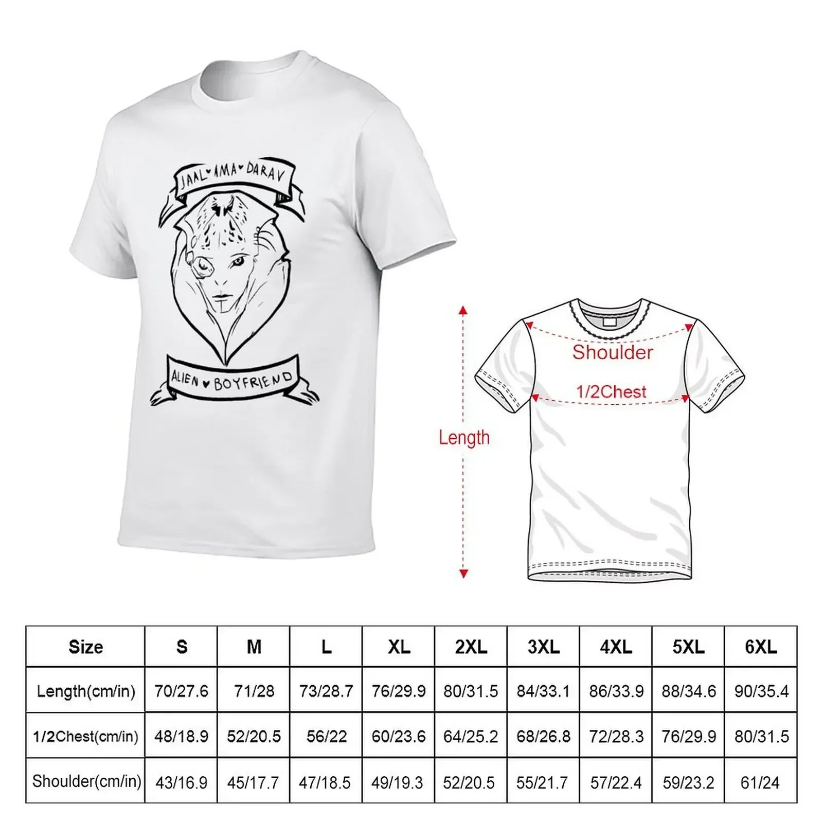 Brug Alien boyfriend футболка с таможенной графикой забавные футболки для мужчин