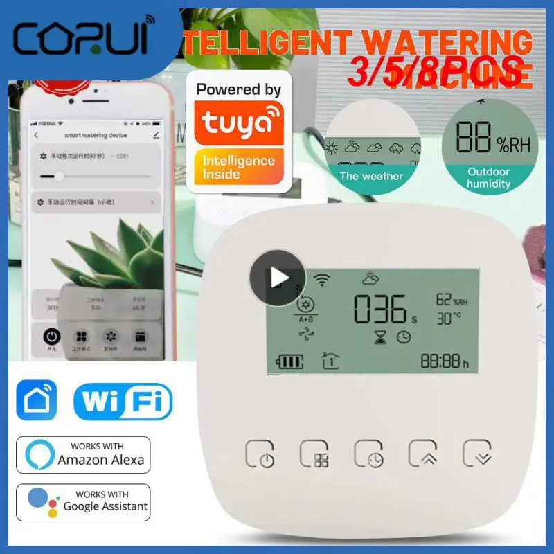 

3/5/8PCS Dual Pump System Smart Watering Machine Diy Wifi Automatic Watering Device Programmable Micro-drip Irrigation Syste