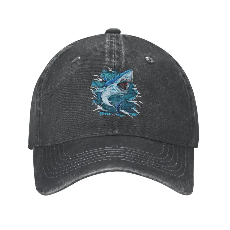 

New Personalized Cotton Shark Seaside Hunt Surfing Baseball Cap Men Women Adjustable Dad Hat Streetwear