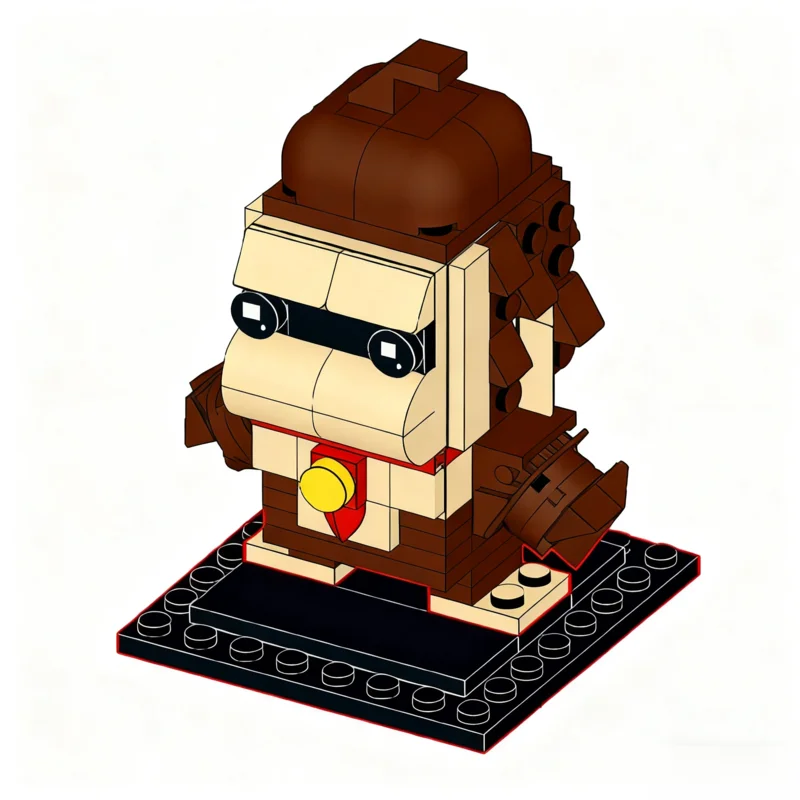 118 шт. MOC Donkey Kong BrickHeadz, модель из строительных блоков, игрушки, архитектурный конструктор, рождественский подарок, подарок на день рождения, креативный набор для творчества, декоративный конструктор. (art.: 3920dcd33be71) - 3920dcd33be71