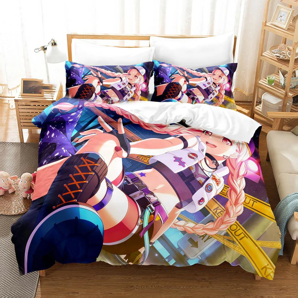 Новый комплект постельного белья в стиле аниме Raise A Suilen Reona Nyubara для мальчиков и
