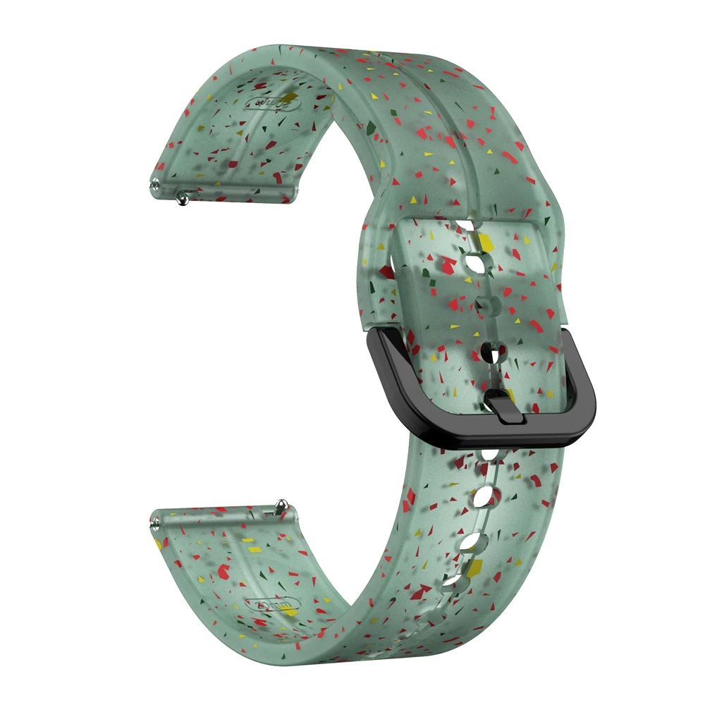 20m 22mm Sport Silicone Band For Samsung Watch Active2 44mm 40mm/Galaxy Watch3 45mm 41mm/Galaxy Watch 46mm 42mm/S3 Watchband