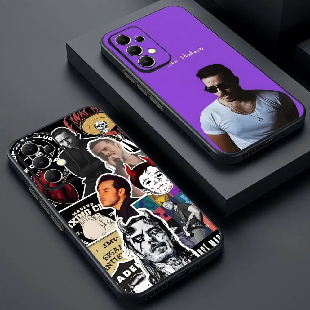 Фото Чехол для телефона Singer Jose M-Madero для Samsung Galaxy A16 A56 A36 A26 A06 A55 A54 A15 A35 A25, мягкий черный №3
