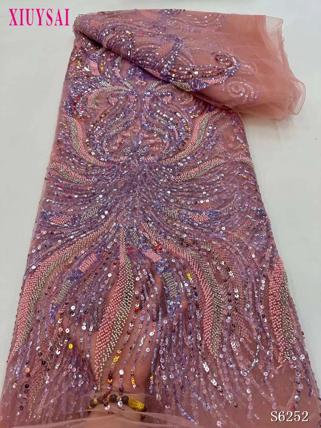 

Африканские блестки, бисерная кружевная ткань 2023, высококачественное кружево, французское нигерийское кружево с вышивкой, тюль, кружевная ткань для женщин, Свадебная вечеринка