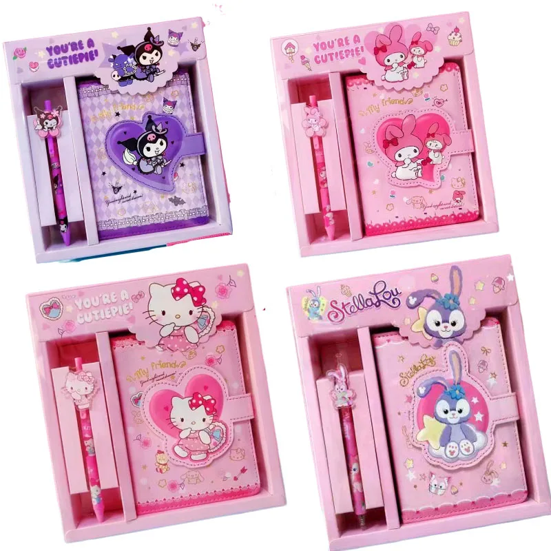 

Hand ledger notebook Sanrio Kawaii cartoon kuromi cinnamoroll Pompom Purins cute Melody Student prizes Christmas birthday gifts