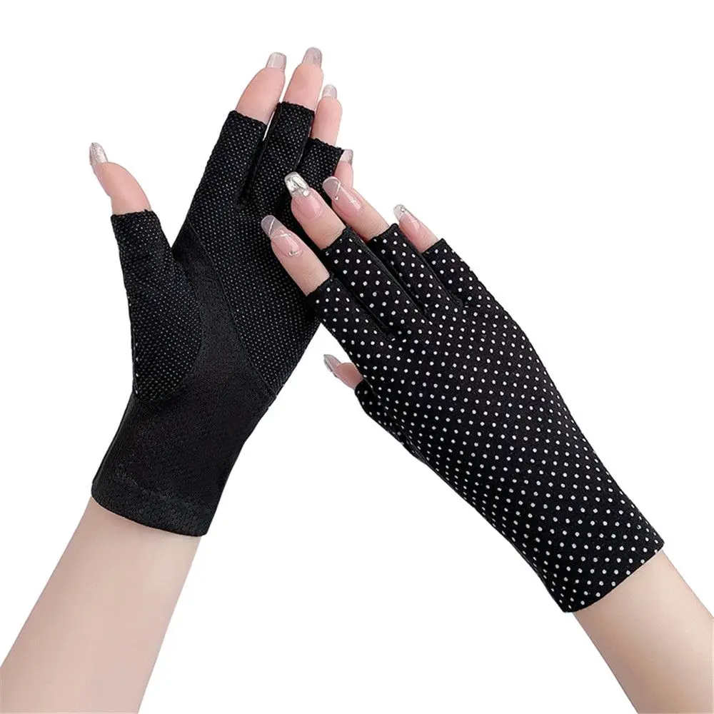 

Spring Autumn Touch Screen Breathable Thin Riding Driving Gloves Summer Mittens Sun Protection Sunscreen Gloves