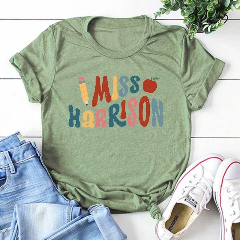 Рубашка для учителей с надписью Happy First Day of School