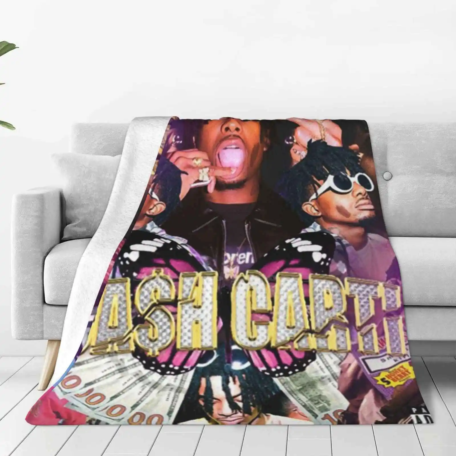 Модное мягкое теплое одеяло n60uk lulut Akeh большое красное с принтом в виде героев