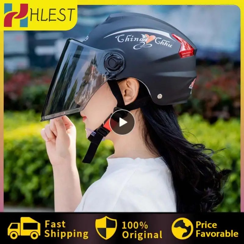 

Helmet Comfortable Uv Protection Light Helmet Security Multi-function Summer Helmet Motorcycle Accessories Adult Electric Helmet