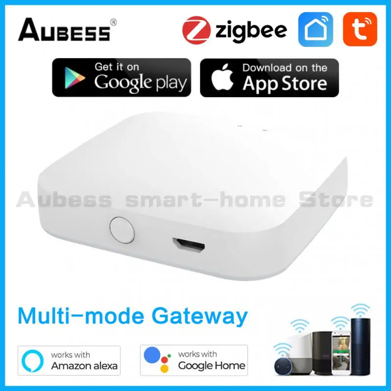 

Умный шлюз Tuya ZigBee 3,0, многорежимный, совместимый с Bluetooth хаб, работает с умным приложением Tuya, голосовое управление через Alexa Google Home