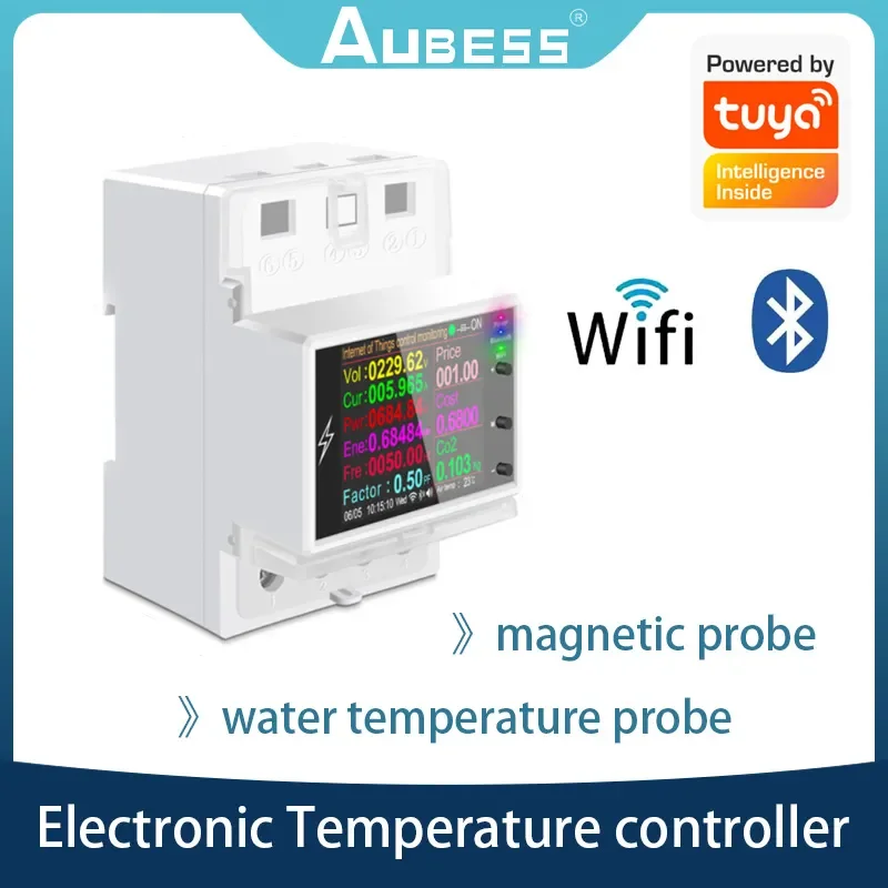 

Новинка 2023 Интеллектуальный электрический регулятор температуры Wi-Fi + термостат с голубым зубьем и износостойким износом