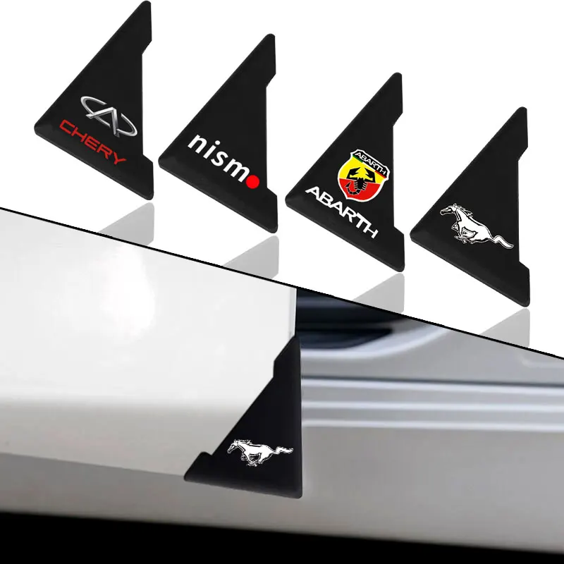 

2pcs Silicone Car Door Corner Cover Anti-collision Stickers for Suzuki Swift Samurai Vitara Jimny 2021 Grand Car Accessories