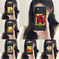 pikachu cos avengers phone case fundas for xiaomi mi 12 pro 11 11t 11i 11x 9t 10t poco m3 pro x3 nfc f3 redmi 9 8 black cover