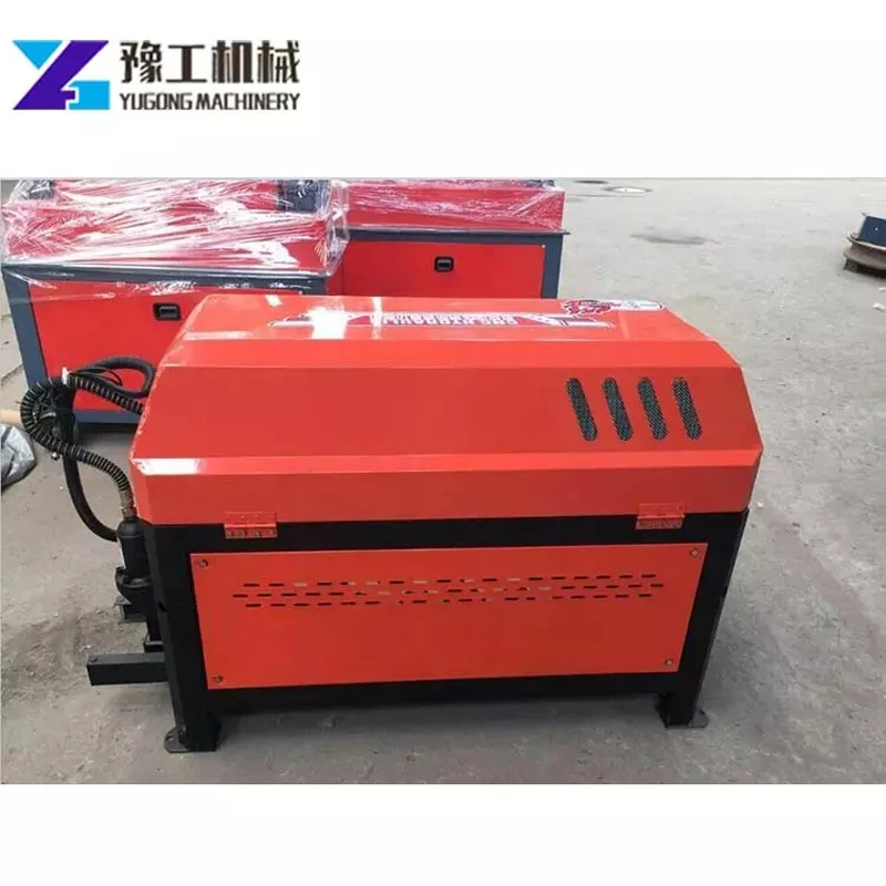 

Round threaded steel bar straightening and cutting machine High-performance scrap steel straightening and cutting machine