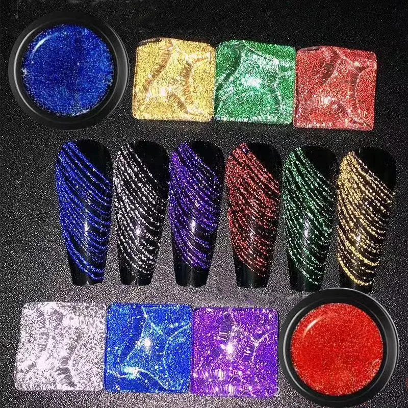 

Светоотражающий Гель-лак для ногтей, 6 цветов