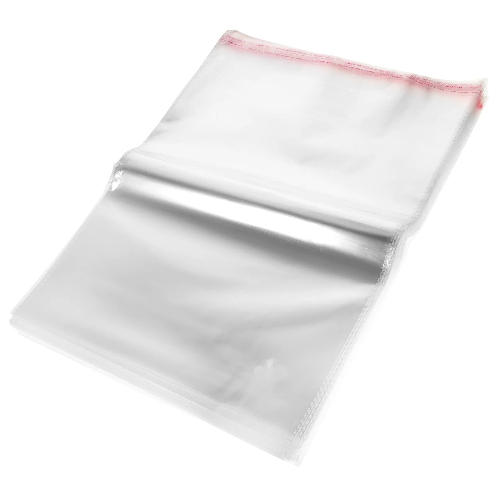 BESTOMZ 100 шт. 30 x 40 см прозрачные пластиковые пакеты для виолончели с захватом и