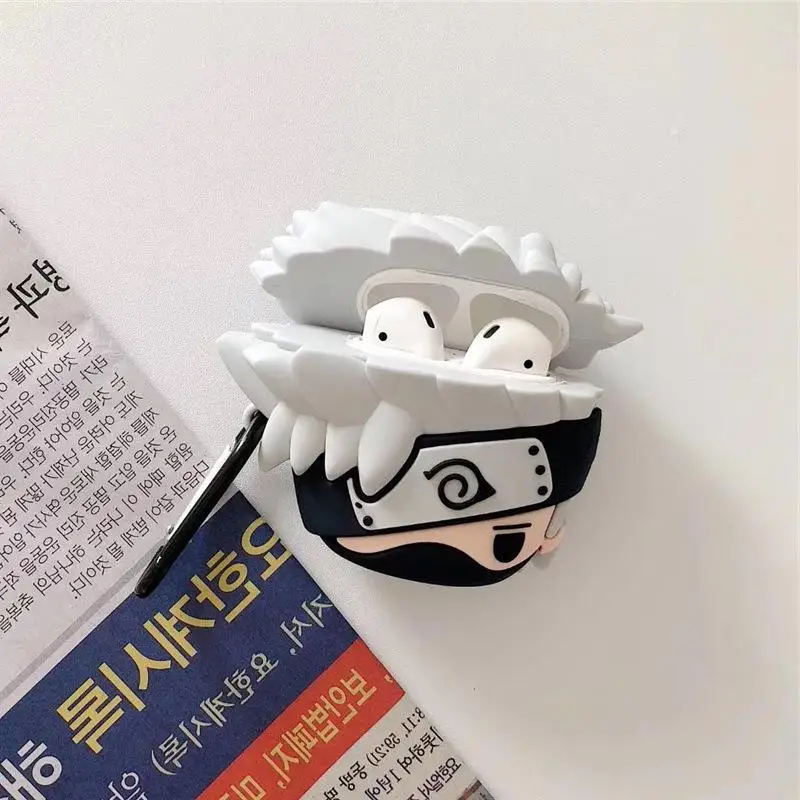 Anime Naruto Cartoon Uzumaki Naruto Hatake Kakashi Earphone shell Cute Earphone Protection case Airpods Pro123 Generation images - 6