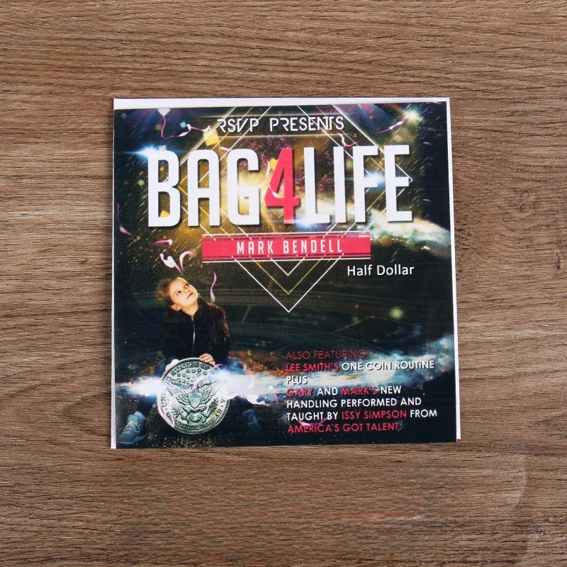 Bag4Life (1 доллар Моргана) ) Волшебные трюки Сцена крупным планом Магия Веселая сумка для проникновения монет Magie Illusion Трюк Реквизит (art.: 3920d43178be8) - 3920d43178be8