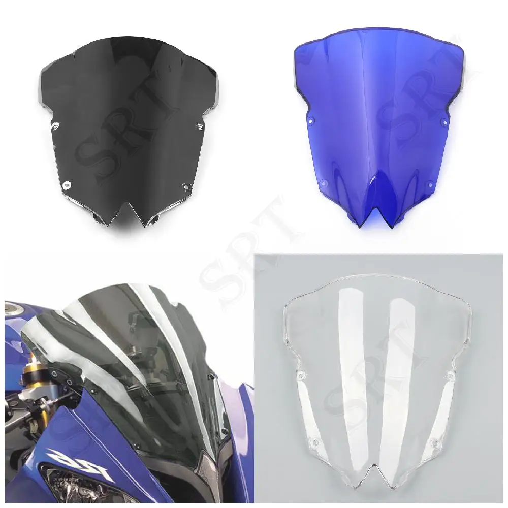 

For Yamaha YZF R6 YZF-R6 Motorcycle Accessories Windshield Front Fairing Windscreen deflector YZFR6 2008-2013 2014 2015 2016