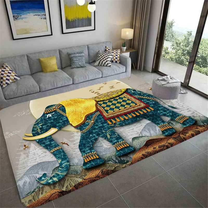 

Коврики для гостиной, спальни, с принтом животных, украшение для дома, Нескользящие напольные коврики для балкона, коридора, напольные коври...