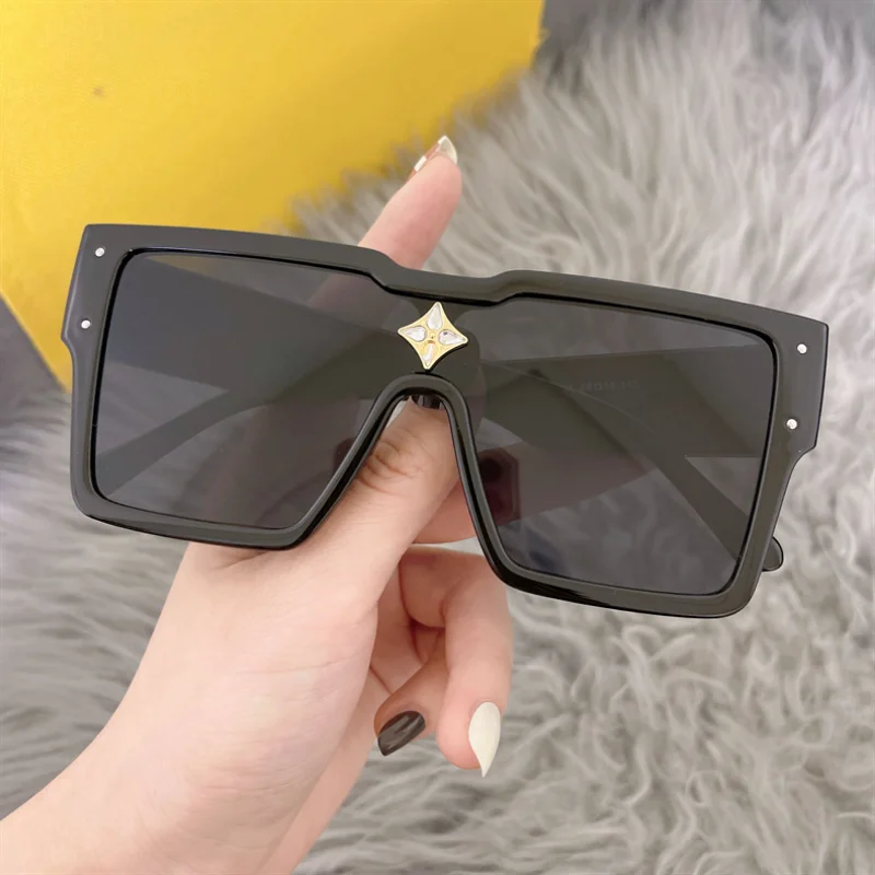 

New Women's Large Frame Sunglasses Men's Design Brand Square Sun Glasses Outdoor Leisure Women Eyewear UV400 Oculos De Sol