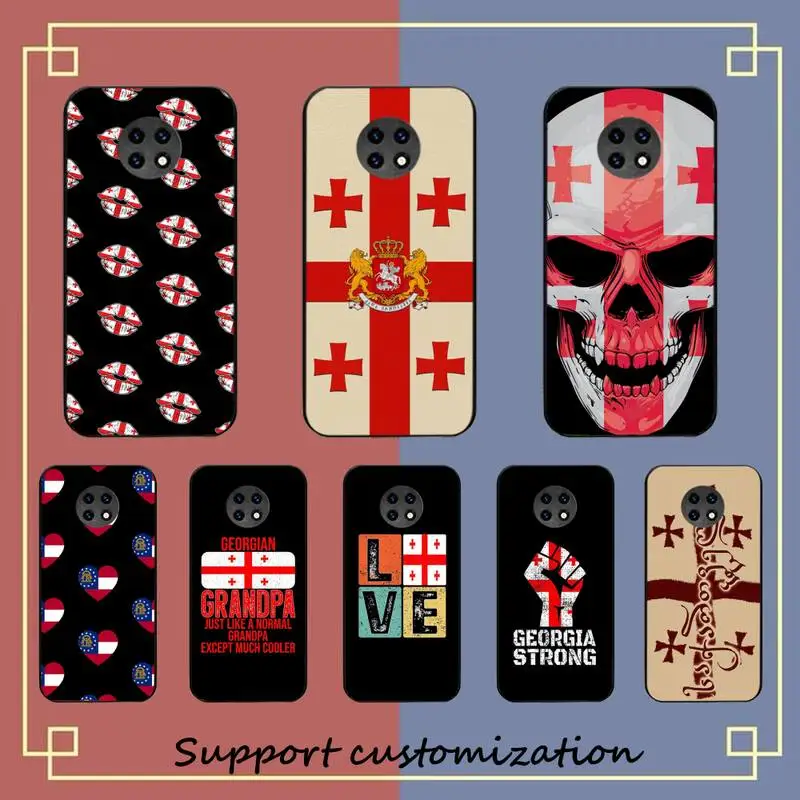

Georgia flag Phone Case for Redmi Note 8 7 9 4 6 pro max T X 5A 3 10 lite pro
