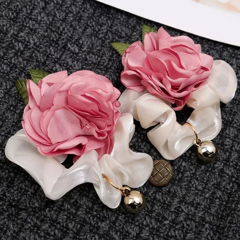 Женская винтажная резинка для волос Красная Эластичная Повязка на голову с