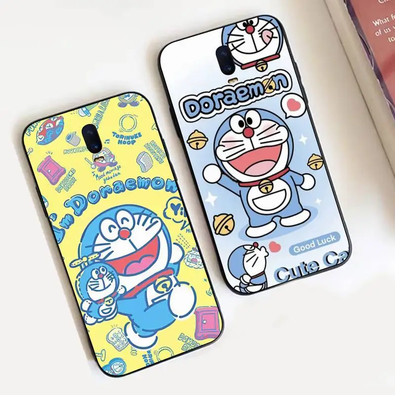 

YNDFCNB Cartoon D-Doraemons Phone Case For Oppo Reno Realme C3 6Pro Cover For vivo Y91C Y17 Y19 Funda Capa