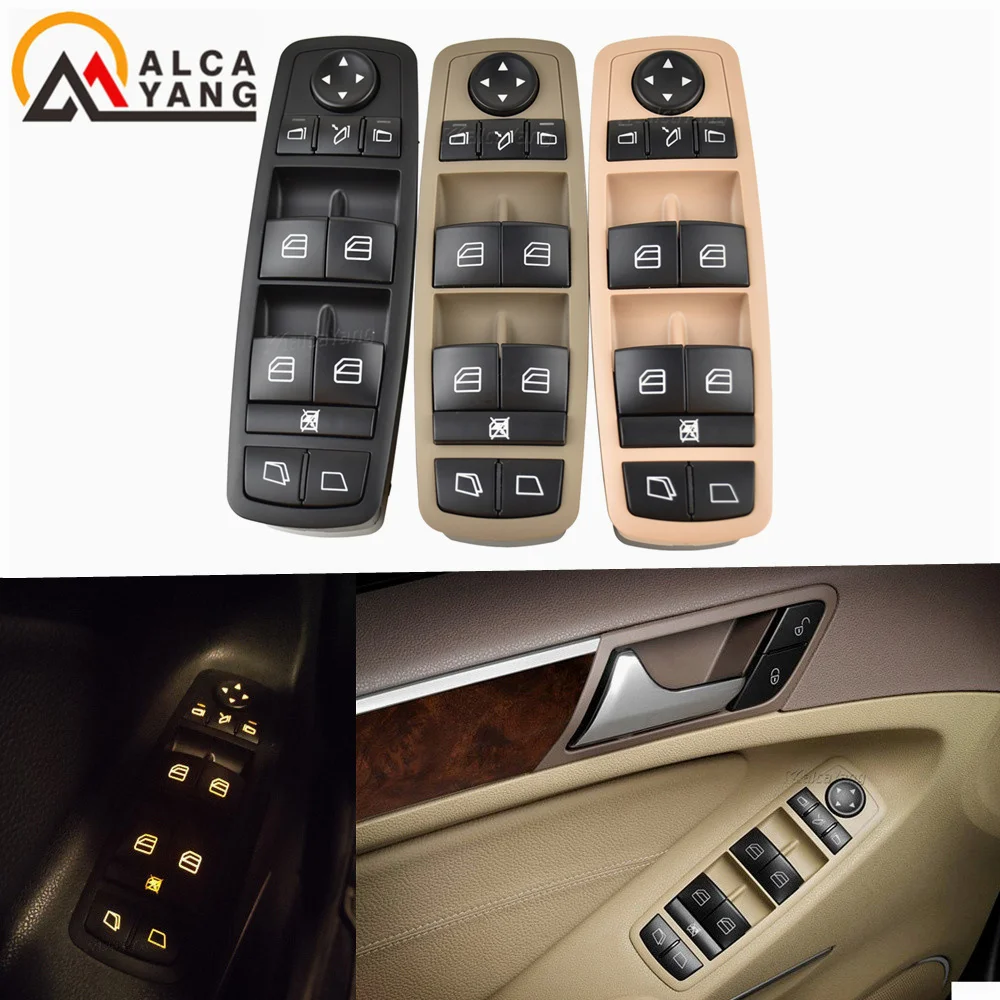 

Car Electric Window Master Control Switch for Mercedes Benz GL R Class GL320 GL450 R280 R300 R320 R350 R500 R550 R63 2518300390