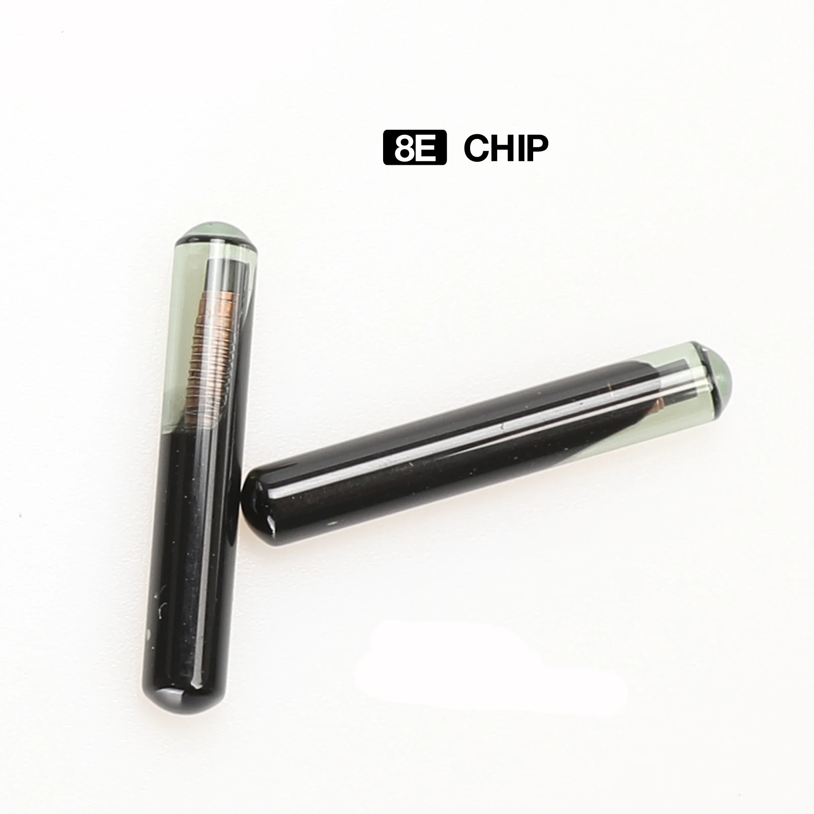

jingyuqin New Auto Transponder Chip 8E Chip ( glass) For Honda Audi ID8E Fit Car Remote Key Replacement
