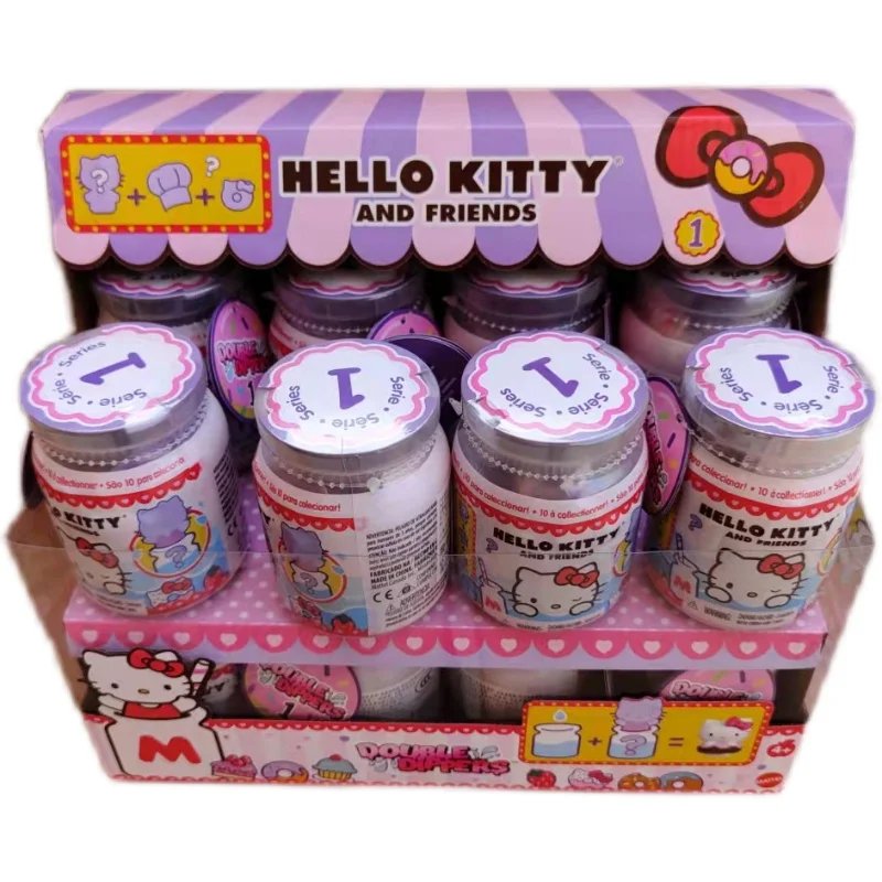 

Оригинальная серия Sanrio Hello Kitty двойной сюрприз меняющая цвет мультяшная кукла девочка Семейная Игрушка фигурки героев праздничные подарки