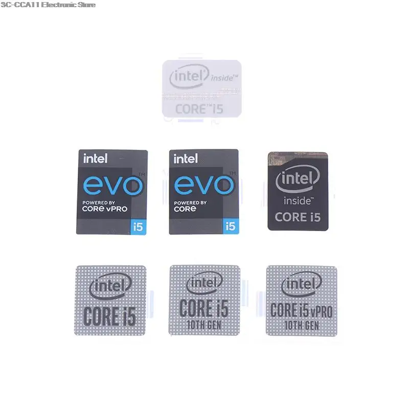 

5 шт., декоративные наклейки на процессор intel Core i5