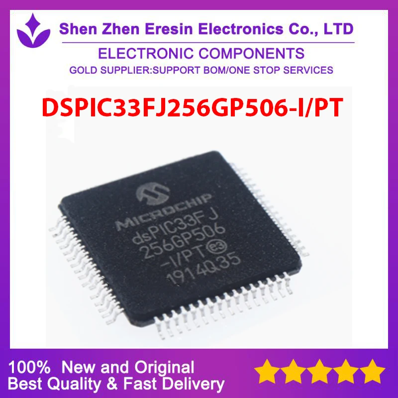 

Free shipping 10PCS/LOT DSPIC33FJ256GP506-I/PT TQFP64 New and original