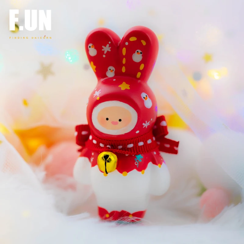 

Christmas fund Baby Ping Christmas PVC Action Figure Kawaii Ornaments 100% Original Genuine Collection Model Doll Toys Real shot