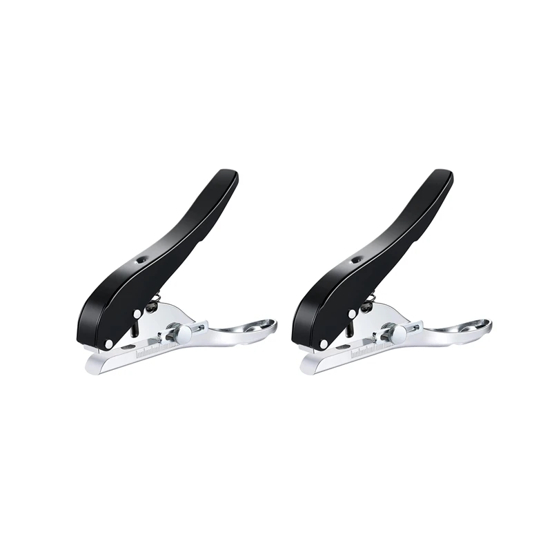 

2X Hole Punch 3/8 Inch-10Mm Single Hole Hole Punch, Heavy Duty Hole Punch Single, Portable Handheld Long Hole Hole Punch