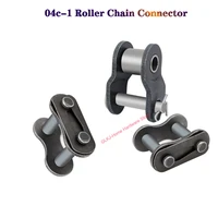 04c 1 roller chain connector carbon steel chain pitch 6 35mm half full buckle roller industrial chain join buckle