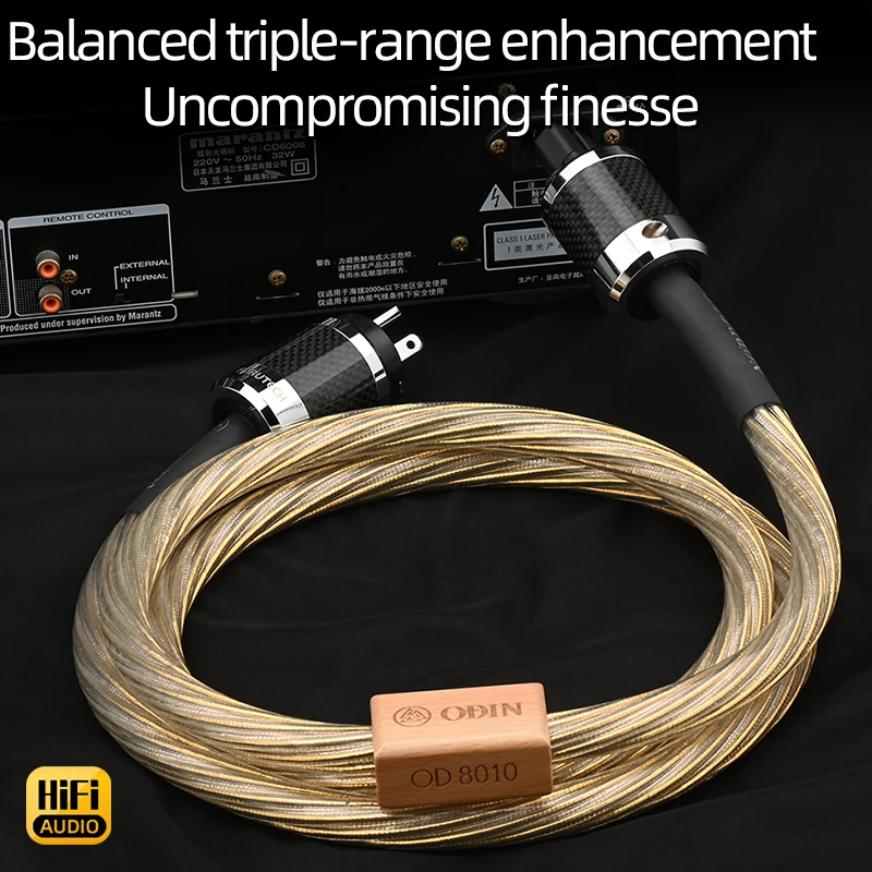 Кабель питания HiFi Odin Gold со стандартом Австралии/США/ЕС шнур с высокой точностью