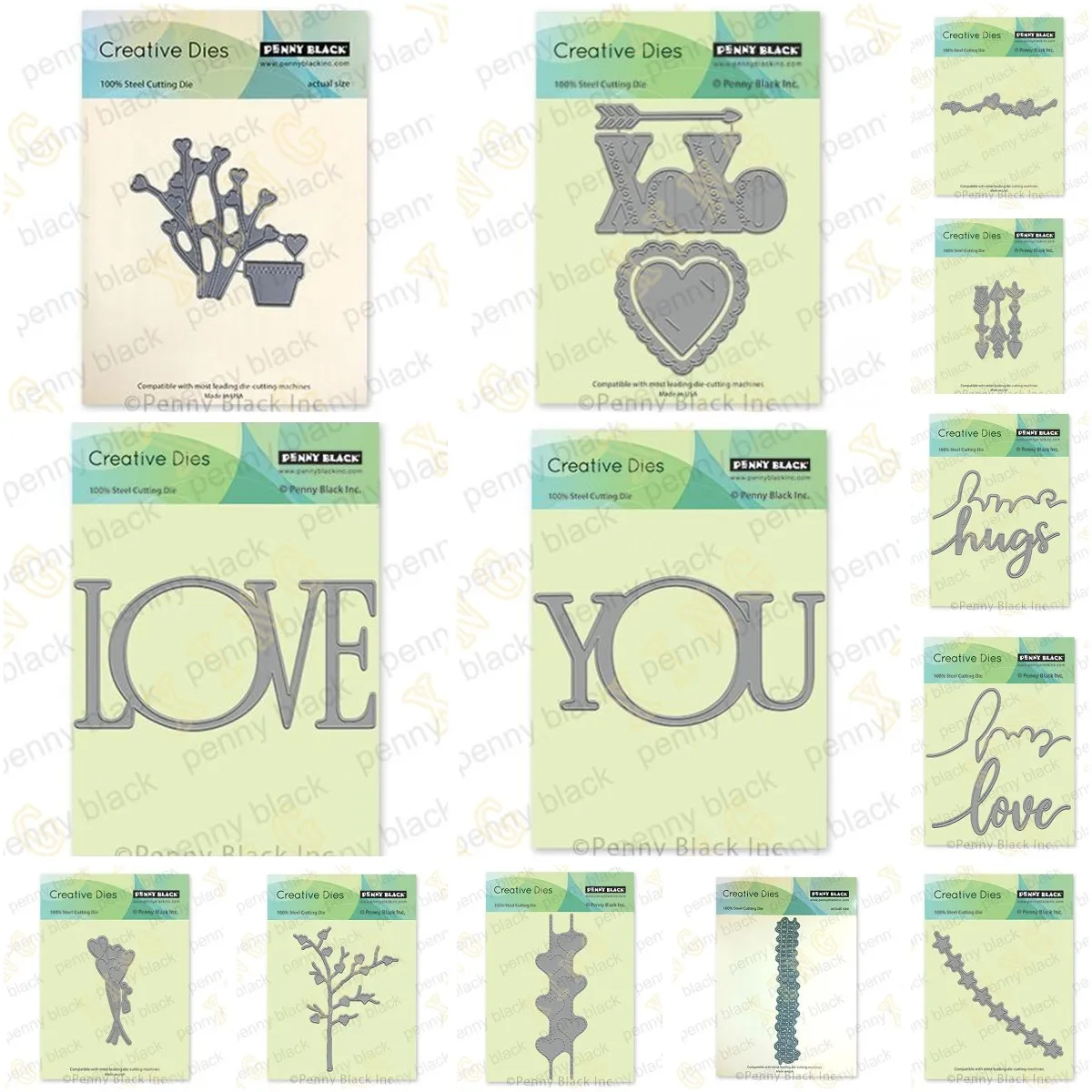 

Love Balloons Heart Valentine's Day Metal Cutting Dies Scrapbook Diary Decoration Embossing Template Diy Greeting Card Handmade