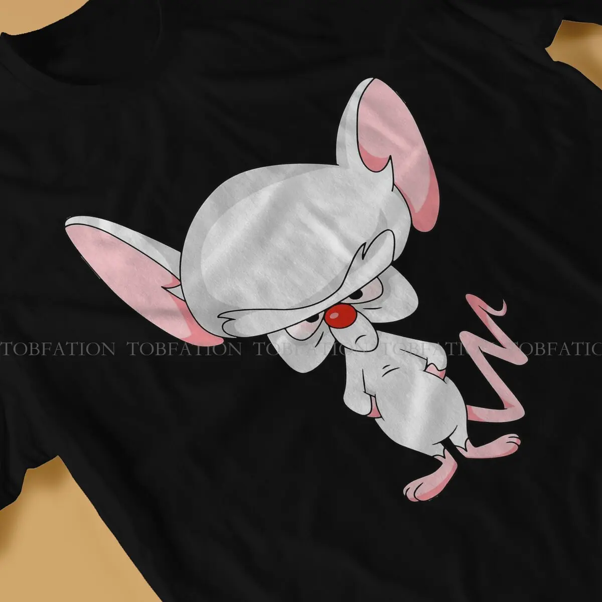 Футболка Pinky and the Brain TV Look You Черная Мужская футболка большого размера мужские топы