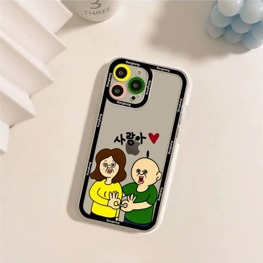 Чехол для телефона в стиле аниме Kawaii Bangbang IPhone 11 12 13 14 15 Pro Promax Plus Mini