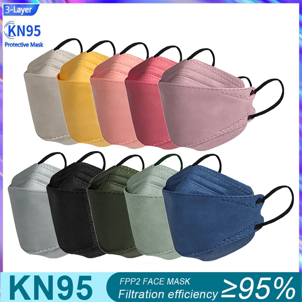 

Fish Mask KN95 Mascarillas FPP2 Adult Morandi FFP2mask 4 Layer FFPP2 Approved Face Masks FFP2 Respirator Mouth Cover Masque FFP2