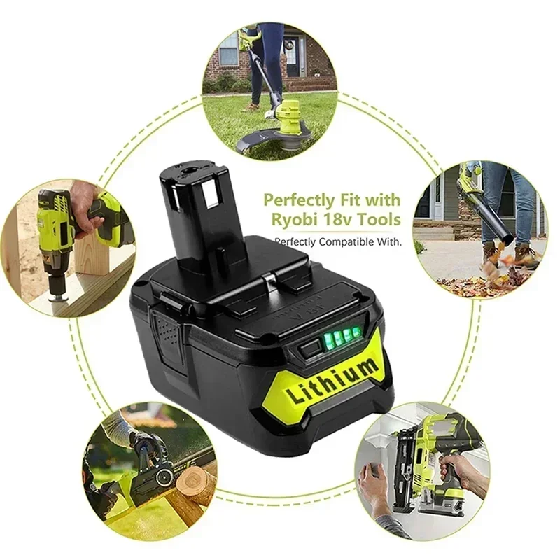 Аккумулятор для RYOBI P108 18 В One + аккумулятор литий-ионный электроинструмент BPL1820 P109