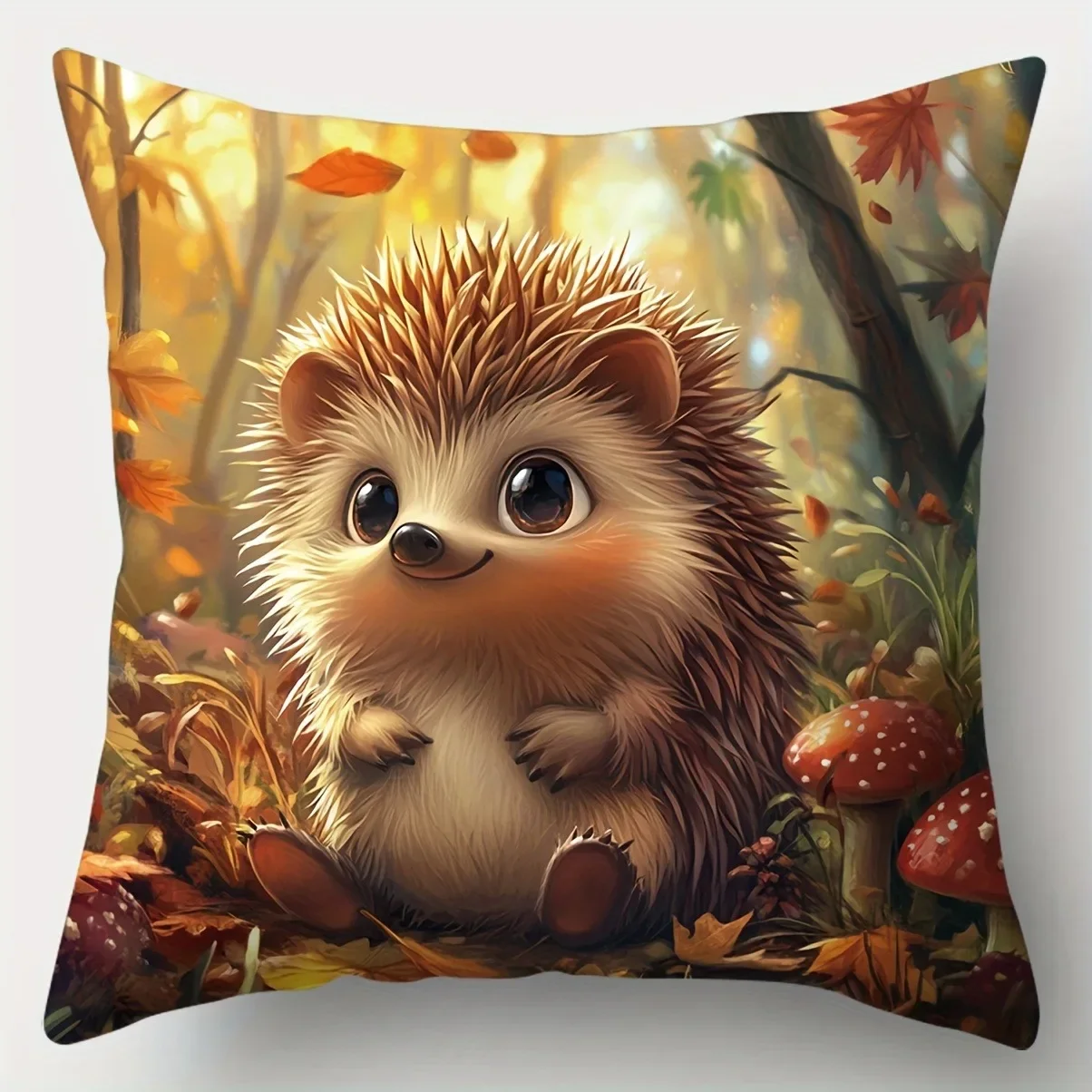 

Наволочка Leafthrow с ежиком из полиэстера