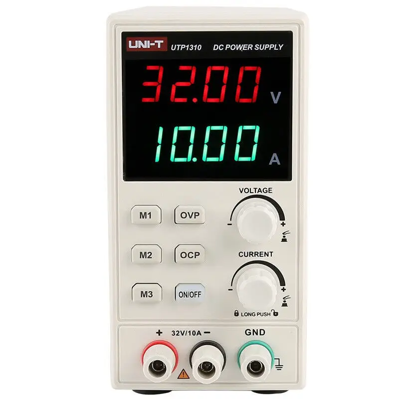 

UNI-T UTP1310 UTP1306S регулятор напряжения источника питания постоянного тока стабилизаторы с цифровым дисплеем фотолабораторный инструмент 10 мВ/1 мА.