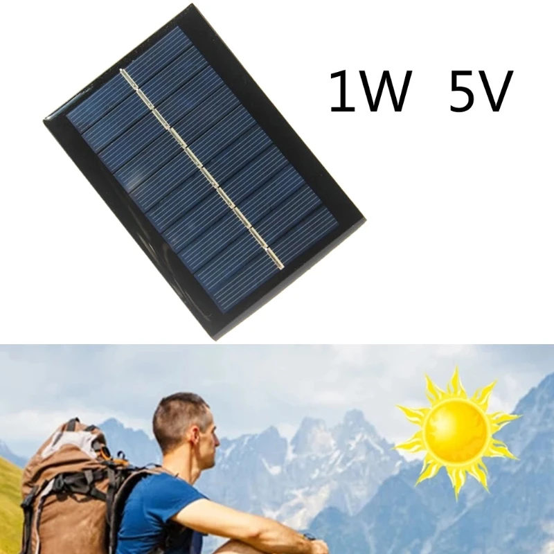 1 Watt 5 Volt Solar Panel High Efficiency Module PV Power Flexible Solar Panel Household Solar Power Panel