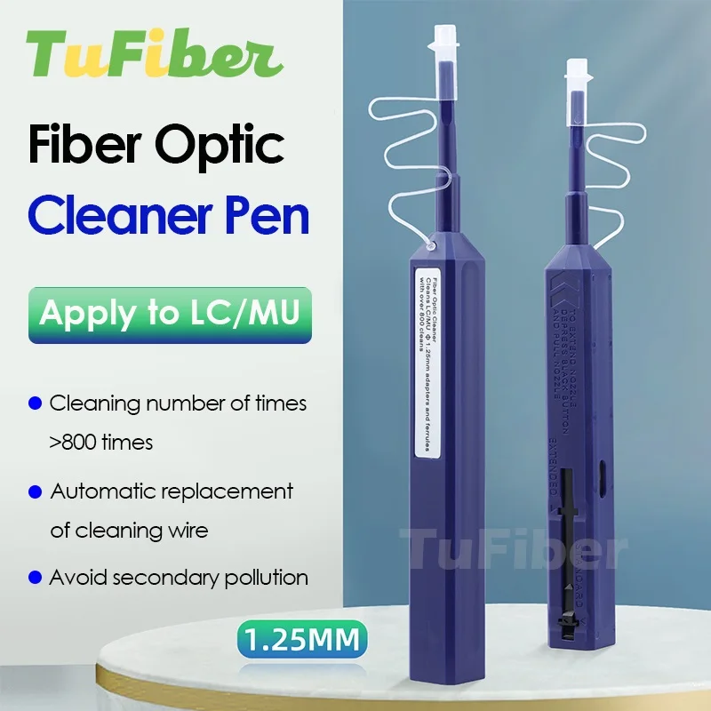 

Средство для очистки оптического волокна FTTH One-Click, инструмент для очистки оптического волокна 2,5 мм LC MU 1,25 мм SC FC ST LC, интеллектуальный оптический очиститель