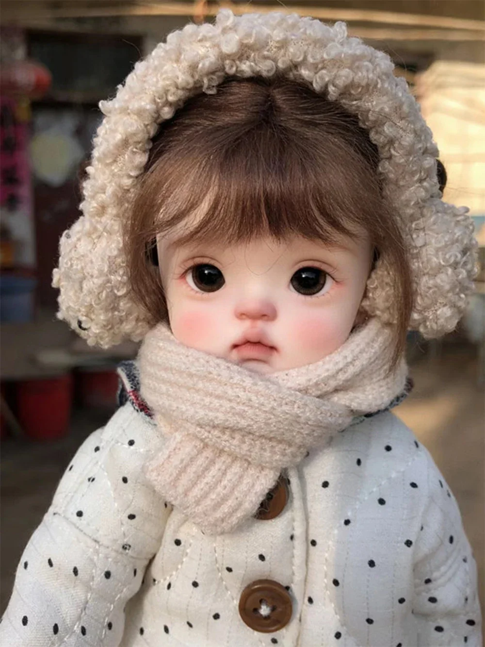 Em estoque 16 26 см qianqian yuanbao bjd sd boneca cabeça grande материал de resina acessórios diy brinquedos infantis presente (art.: 3920d23ff191c) - 3920d23ff191c