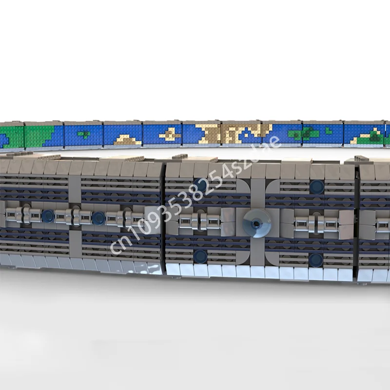 MOC UCS Halo Ring 1 7 метра конструктор