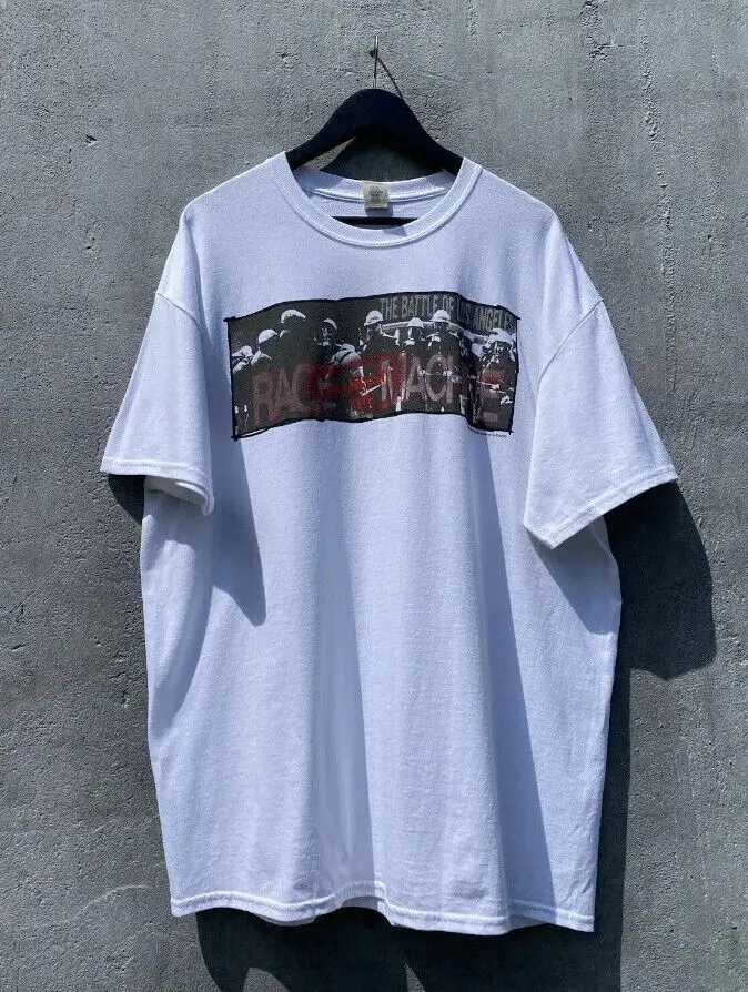 Безупречная Винтажная Футболка Rage Against the Machine XL белая футболка с длинным или