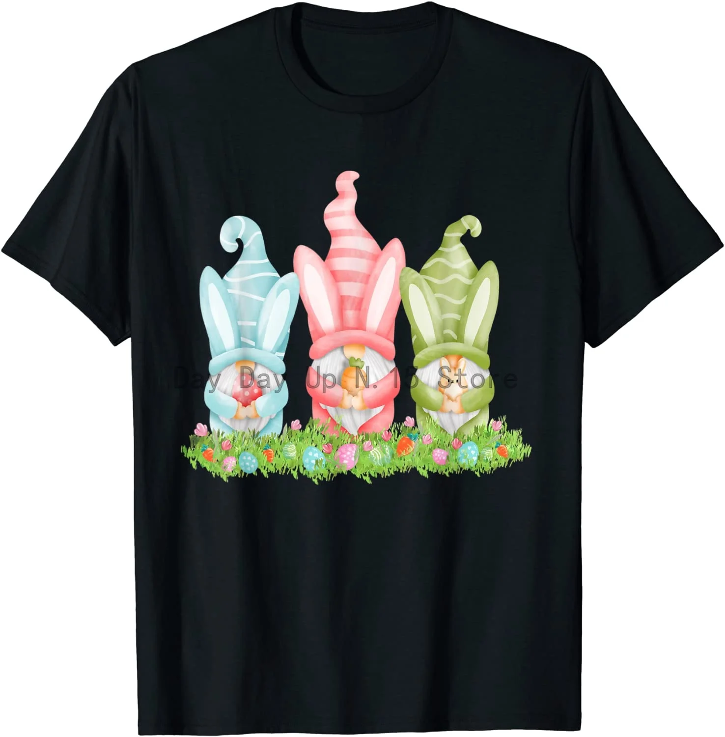 

Gnome Easter Bunny Graphic T-Shirt